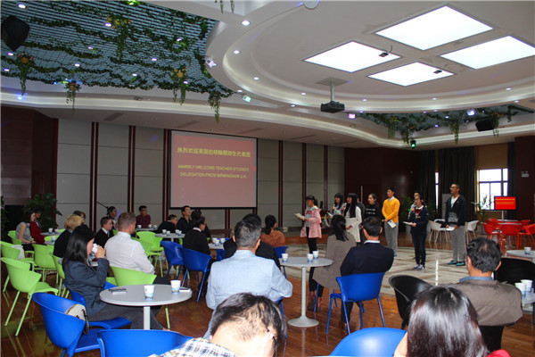 英國(guó)牛津郡勝利中學(xué)師生代表團(tuán)考察合肥七中(圖3)