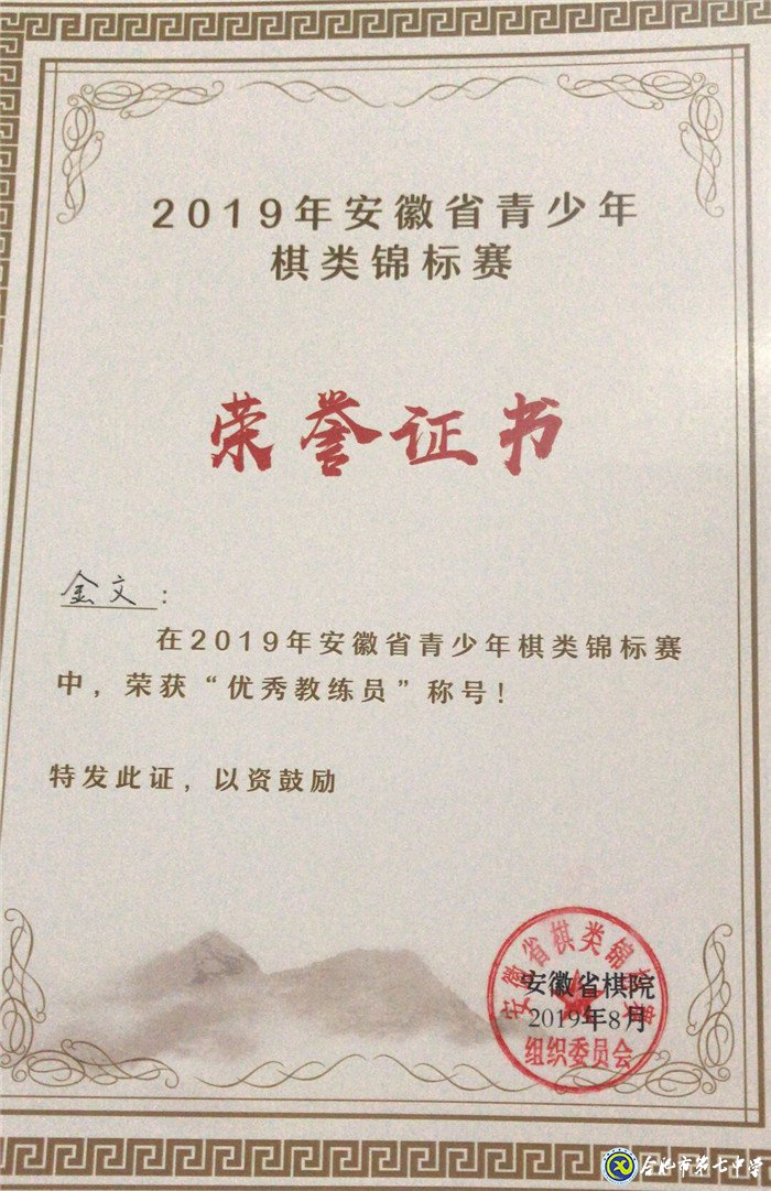 合肥七中喜獲2019年安徽省棋類錦標賽團體第二名(圖8)