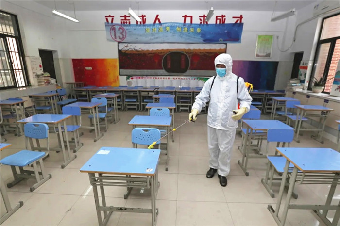 合肥七中舉行2020年春季開(kāi)學(xué)疫情防控應(yīng)急演練活動(dòng)(圖17)