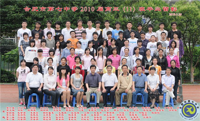 合肥七中2010屆高三年級師生合影(圖12)