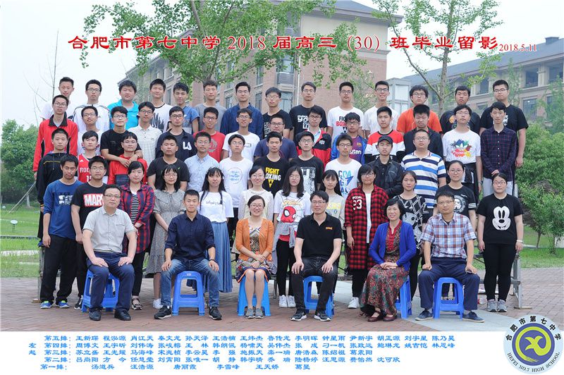 合肥七中2018屆高三年級(jí)師生合影(圖30)