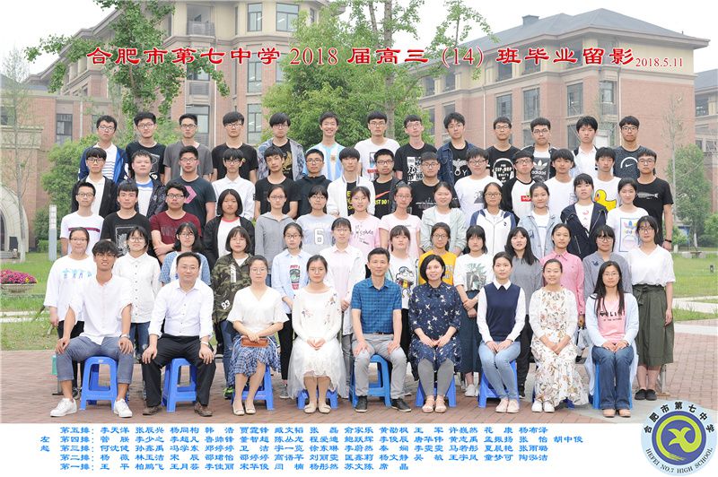 合肥七中2018屆高三年級(jí)師生合影(圖14)