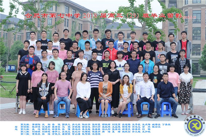 合肥七中2018屆高三年級(jí)師生合影(圖29)