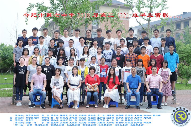 合肥七中2018屆高三年級(jí)師生合影(圖22)