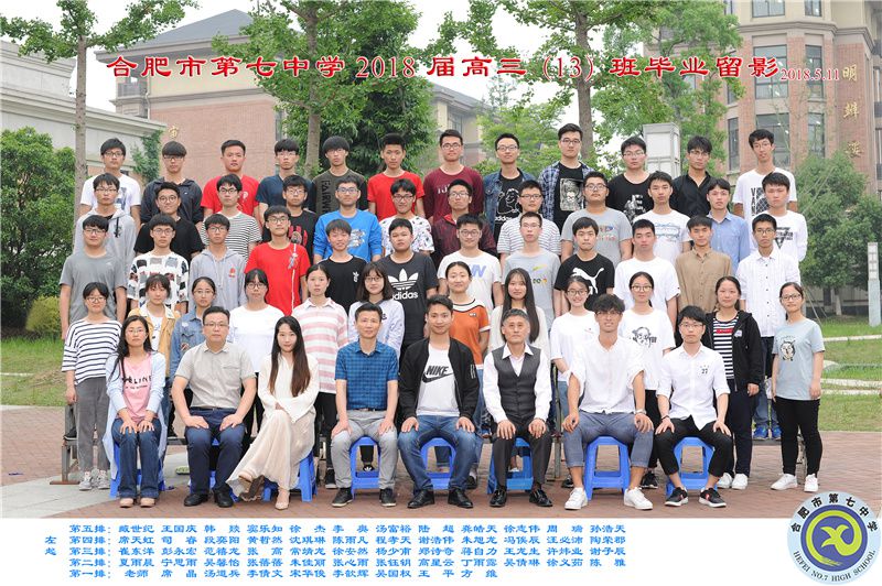 合肥七中2018屆高三年級(jí)師生合影(圖13)