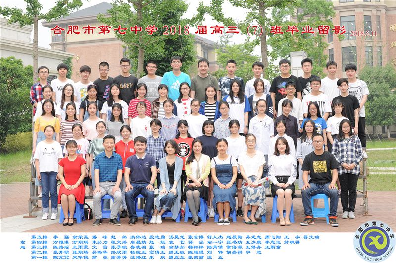 合肥七中2018屆高三年級(jí)師生合影(圖7)