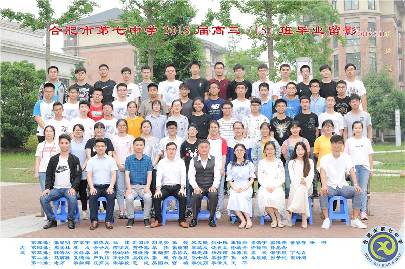 合肥七中2018屆高三年級(jí)師生合影(圖15)