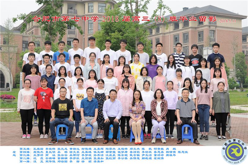 合肥七中2018屆高三年級(jí)師生合影(圖8)
