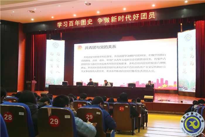 合肥七中第45期團校第二講正式開講(圖3) 合肥七中第45期團校第二講正式開講(圖3)