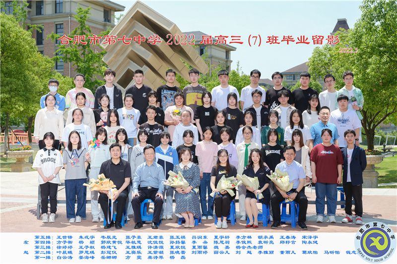 合肥七中2021屆高三年級(jí)師生合影(圖9)