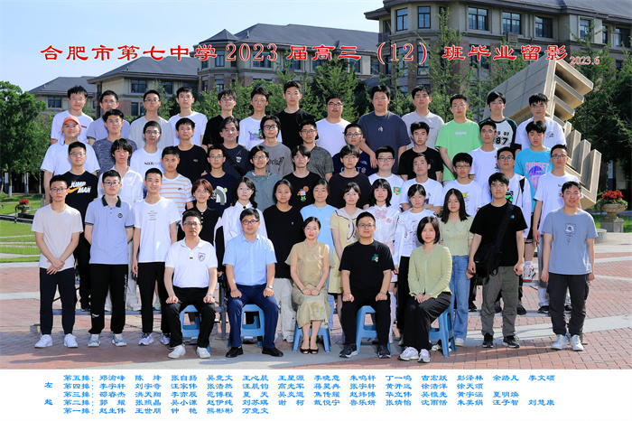 合肥七中2023屆高三年級師生合影(圖12)