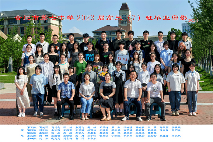 合肥七中2023屆高三年級師生合影(圖7)