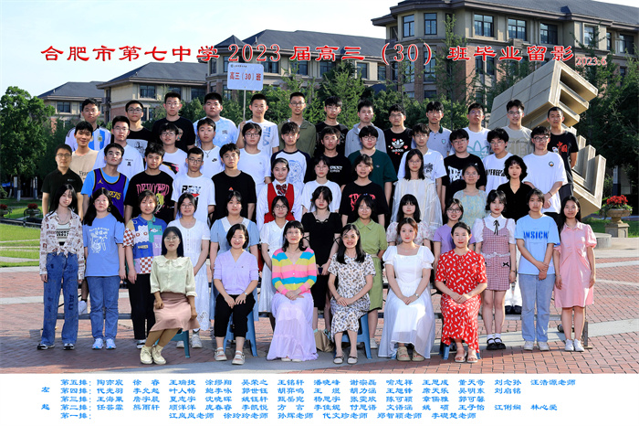 合肥七中2023屆高三年級師生合影(圖30)
