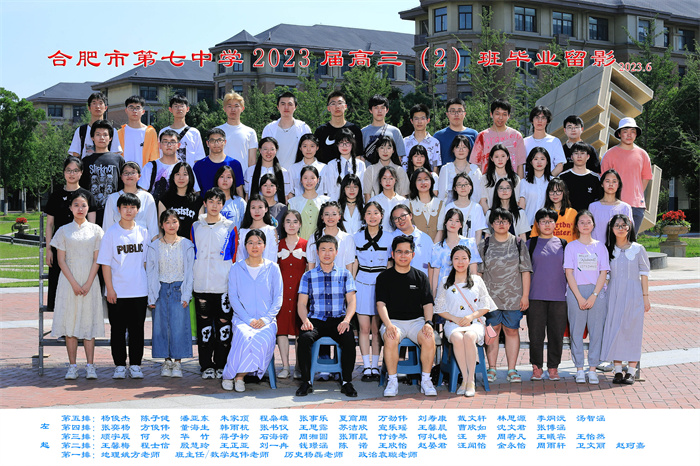 合肥七中2023屆高三年級師生合影(圖2)