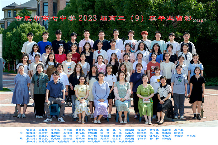 合肥七中2023屆高三年級師生合影(圖9)