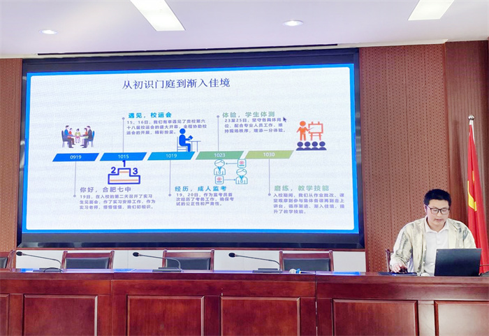 合肥七中召開實(shí)習(xí)生中期交流匯報(bào)會(huì)(圖3) 合肥七中召開實(shí)習(xí)生中期交流匯報(bào)會(huì)(圖3)