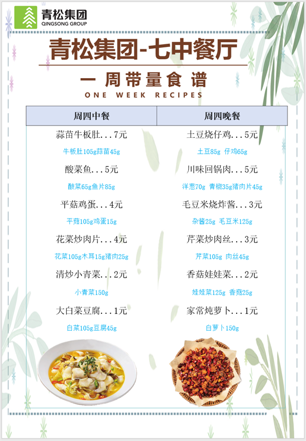 合七美食先知道（本周菜譜）(圖12)